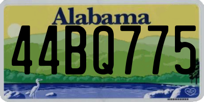 AL license plate 44BQ775