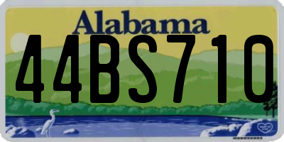 AL license plate 44BS710