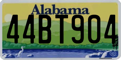 AL license plate 44BT904