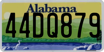 AL license plate 44DQ879