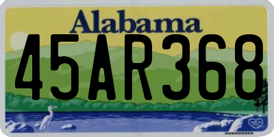 AL license plate 45AR368