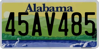 AL license plate 45AV485