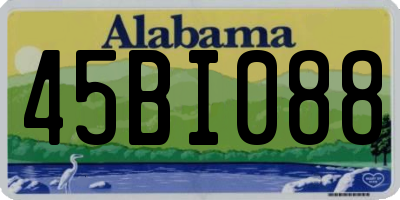 AL license plate 45BI088