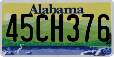 AL license plate 45CH376