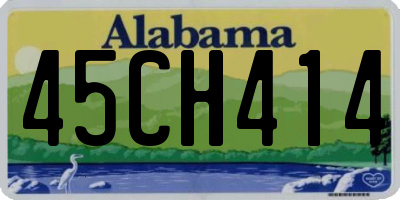 AL license plate 45CH414