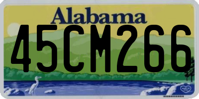 AL license plate 45CM266