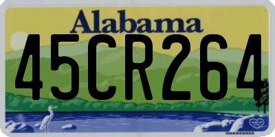 AL license plate 45CR264