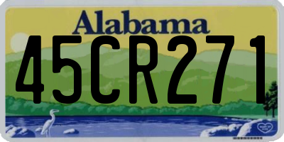 AL license plate 45CR271