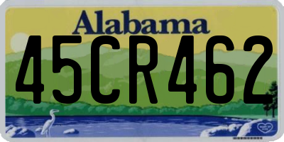 AL license plate 45CR462
