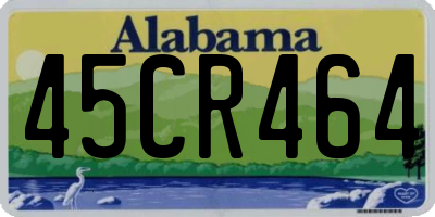 AL license plate 45CR464