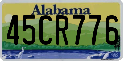 AL license plate 45CR776