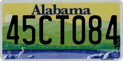 AL license plate 45CT084