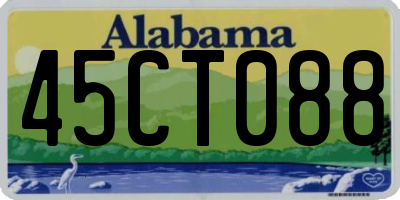 AL license plate 45CT088