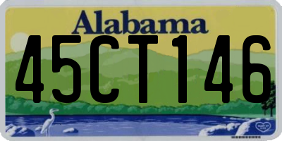 AL license plate 45CT146