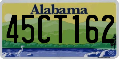 AL license plate 45CT162