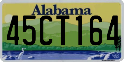 AL license plate 45CT164