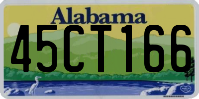 AL license plate 45CT166