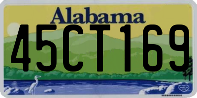 AL license plate 45CT169