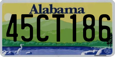 AL license plate 45CT186