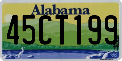 AL license plate 45CT199