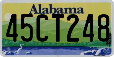 AL license plate 45CT248