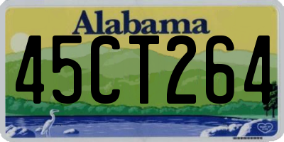 AL license plate 45CT264