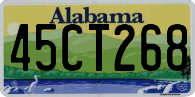 AL license plate 45CT268