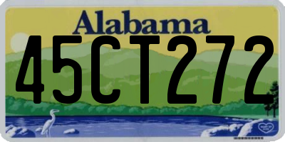 AL license plate 45CT272