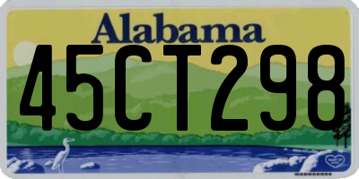 AL license plate 45CT298