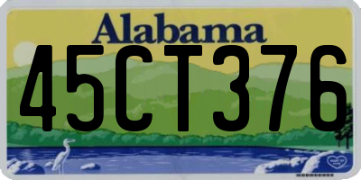 AL license plate 45CT376