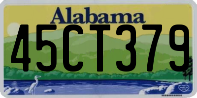 AL license plate 45CT379