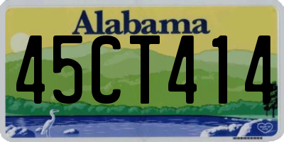 AL license plate 45CT414