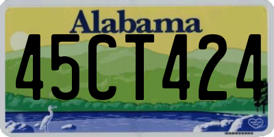 AL license plate 45CT424