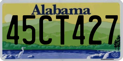 AL license plate 45CT427