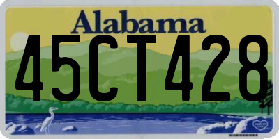 AL license plate 45CT428