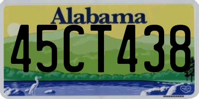AL license plate 45CT438