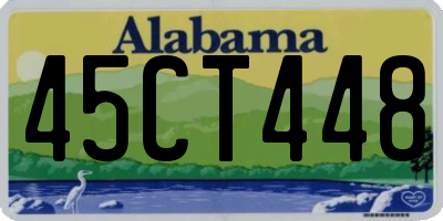 AL license plate 45CT448