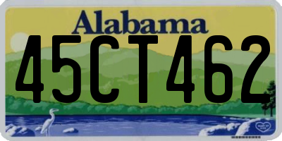 AL license plate 45CT462