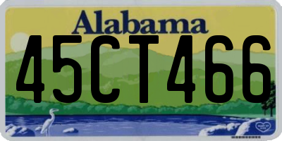 AL license plate 45CT466
