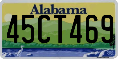 AL license plate 45CT469