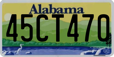 AL license plate 45CT470