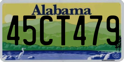 AL license plate 45CT479