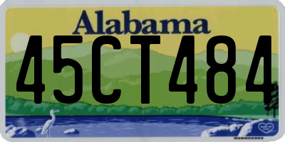 AL license plate 45CT484