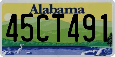 AL license plate 45CT491