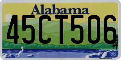 AL license plate 45CT506