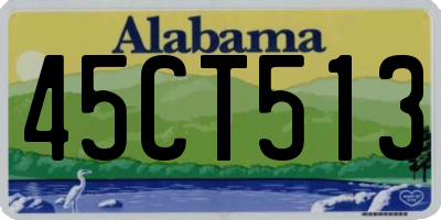 AL license plate 45CT513