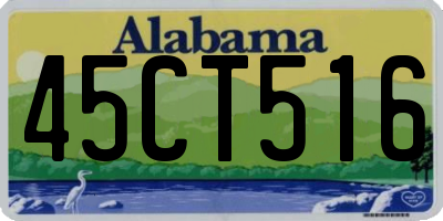 AL license plate 45CT516
