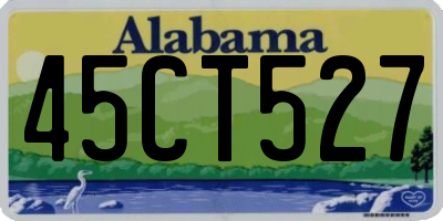 AL license plate 45CT527