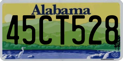AL license plate 45CT528