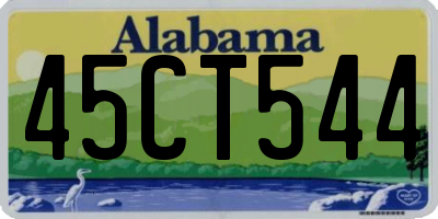 AL license plate 45CT544